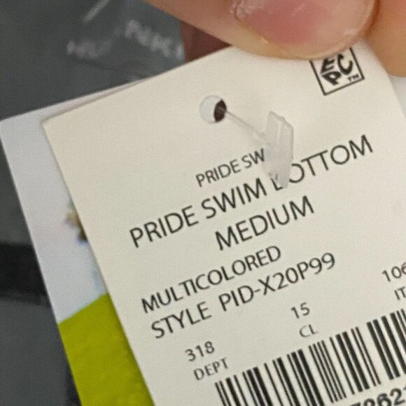 Humankind x Target Swim Shorts Trunks Unisex Size Medium LGBTQ Pride Crossword - Picture 7 of 11